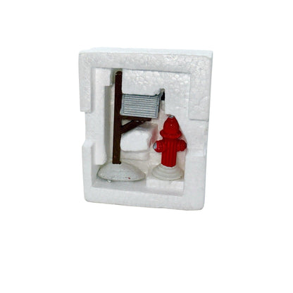 Vintage Mail Box / Fire Hydrant Set of 2 Department 56 1321174 Image5