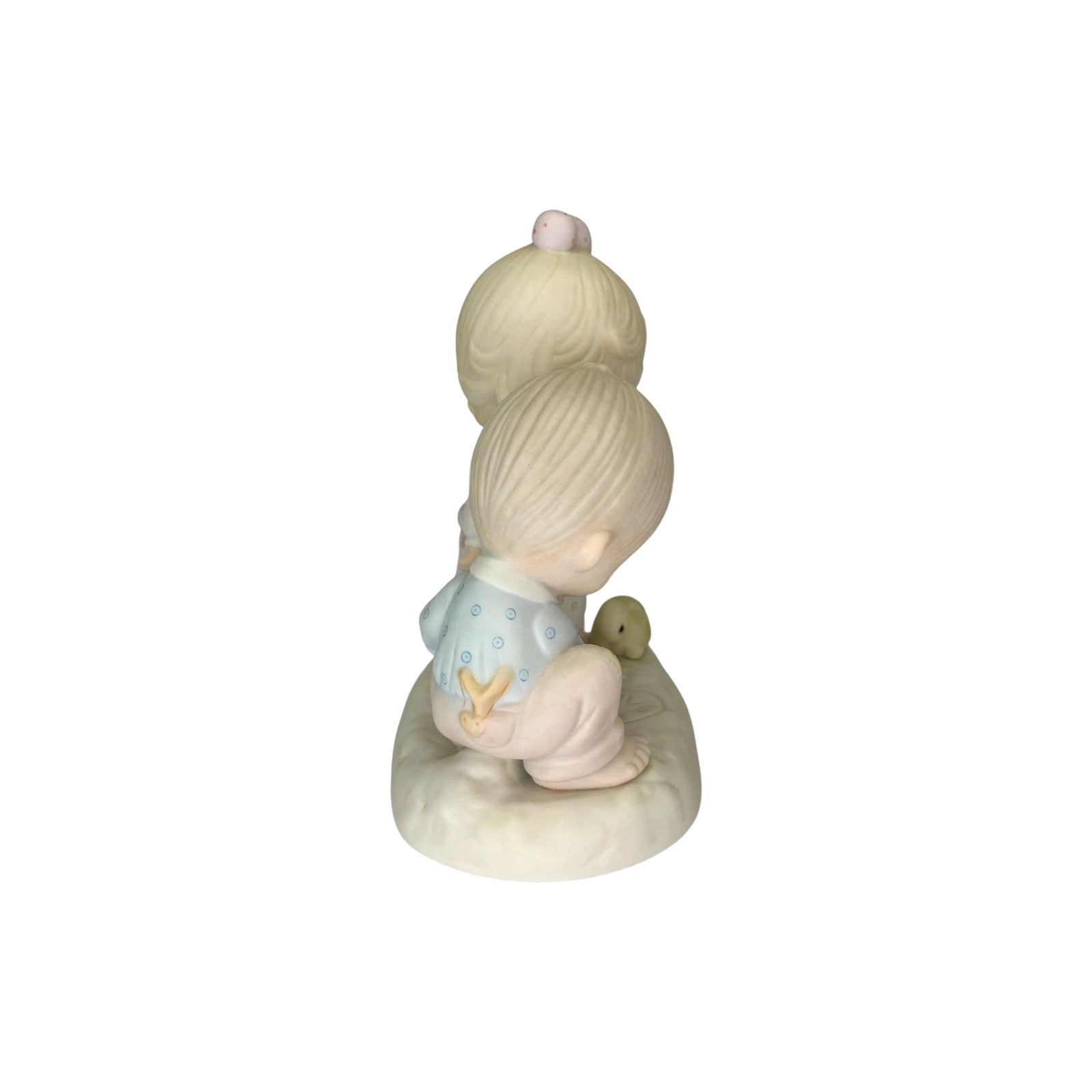 Vintage Precious Moments Figurine: Boy Etching "I Love You" in Sand Image4