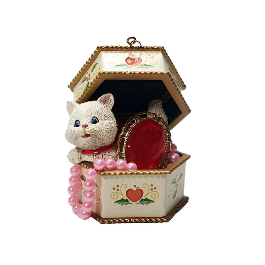 Vintage Pretty Kitty Carlton Cards Ornaments (Kitten) CXOR-086L Image1