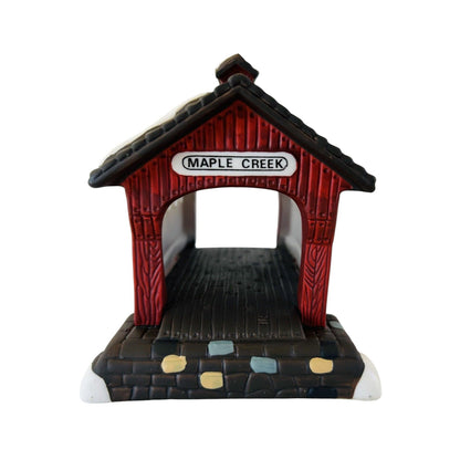 Vintage Red Covered Bridge Department 56 5987-0 Image3