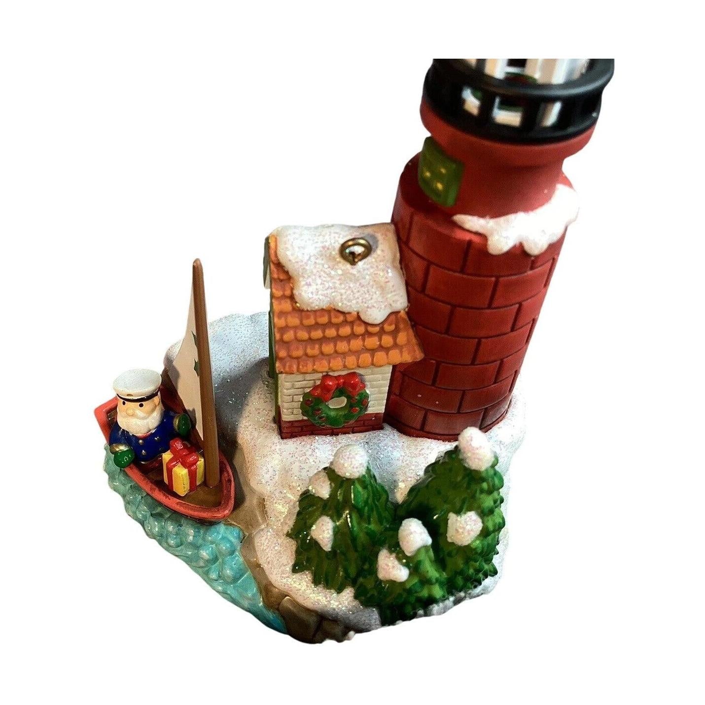 Vintage Santa by the Sea Carlton Cards Ornaments (Lighthouse) by Carlton Cards CXOR-088N Image4