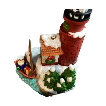 Vintage Santa by the Sea Carlton Cards Ornaments (Lighthouse) by Carlton Cards CXOR-088N Image4