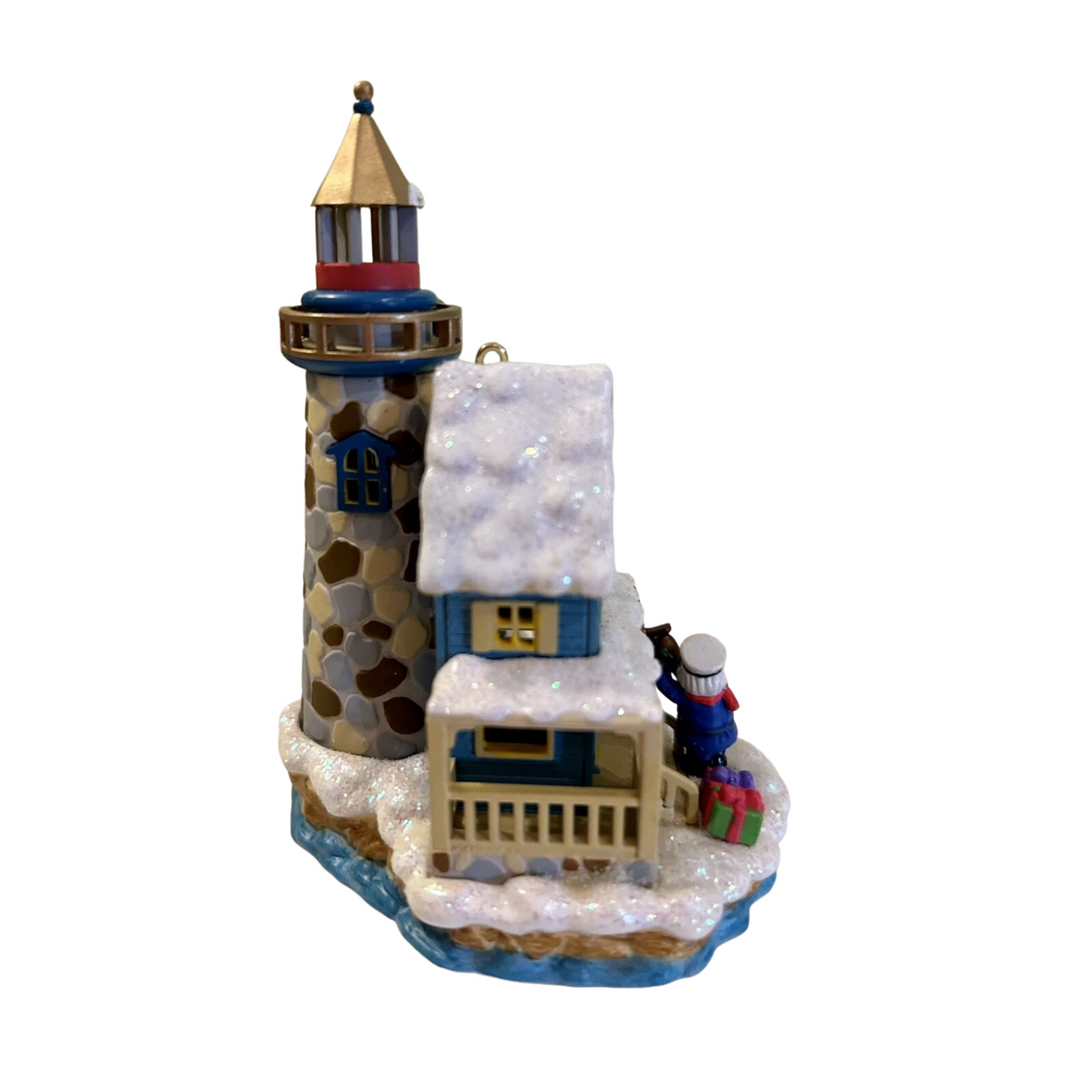 Vintage Santa by the Sea (Lighthouse) (Santa Claus) Carlton Cards Heirloom Ornament CXOR-129E Image3