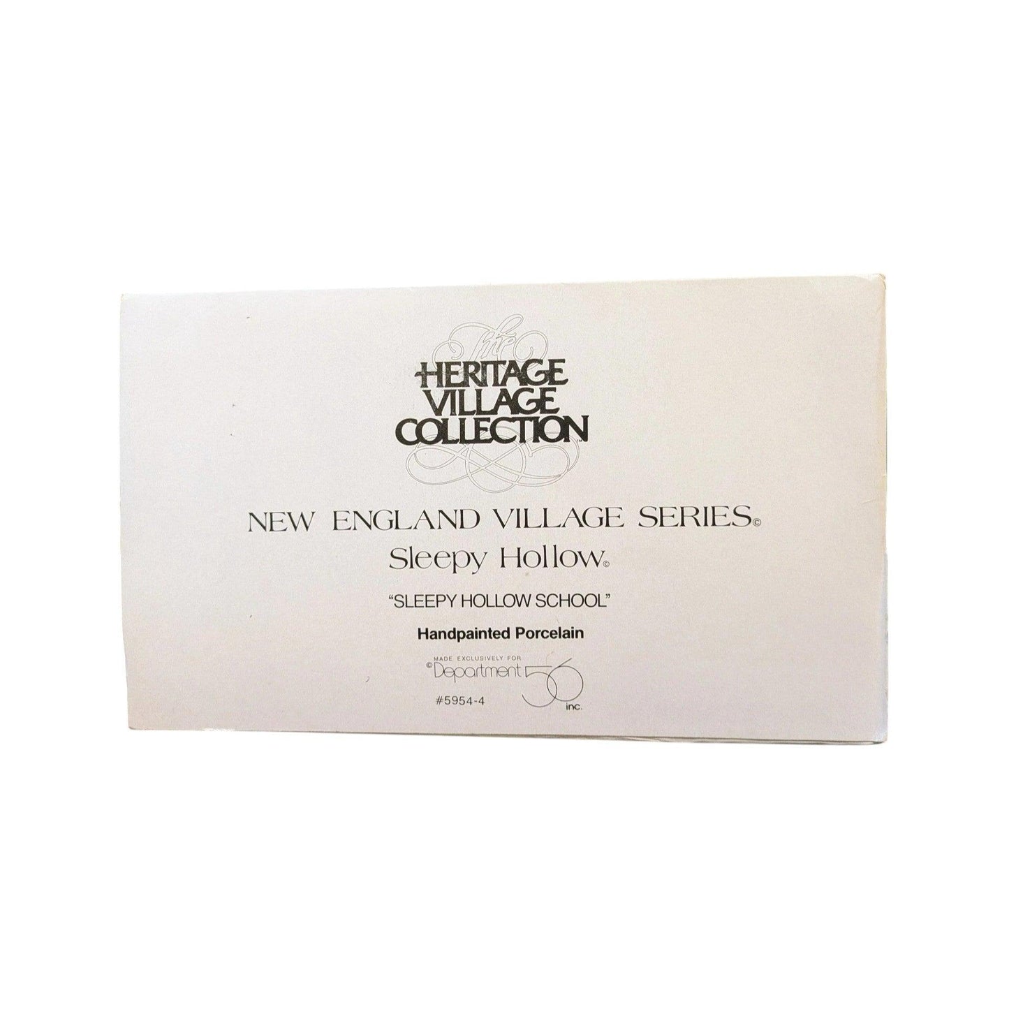 Vintage Sleepy Hollow School - New England Village Series Department 56 1480785 Image2
