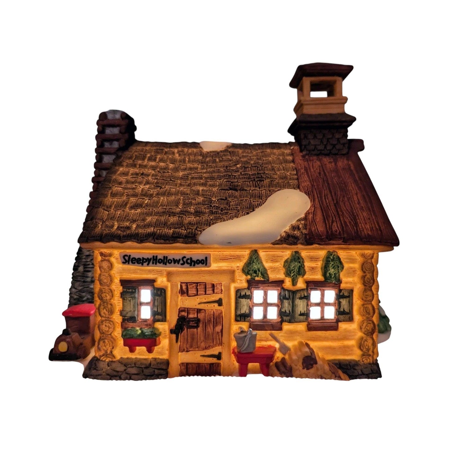 Vintage Sleepy Hollow School - New England Village Series Department 56 1480785 Image4
