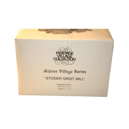 Vintage Stoder Grist Mill - Alpine Village Series Department 56 1480481 Image2