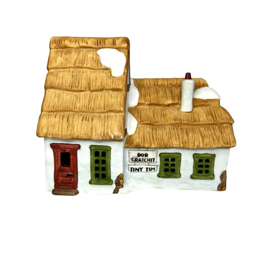 Vintage The Cottage of Bob Cratchit and Tiny Tim - Dickens' Village Series Department 56 1680238 Image1