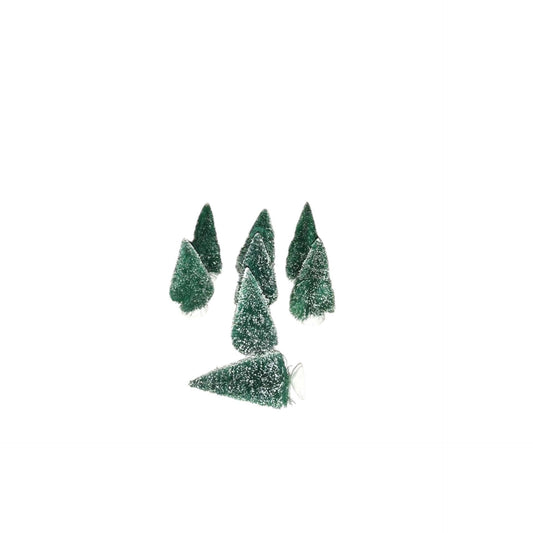 Vintage Village Frosted Topiary Trees Set of 8 Department 56 5202-7 1206214 Image1