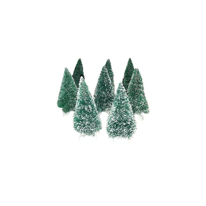 Vintage Village Frosted Topiary Trees Set of 8 Department 56 5202-7 1206214 Image4