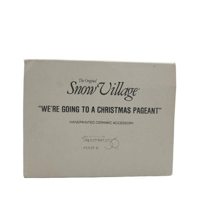 Vintage We're Going to A Christmas Pageant Department 56 1291285 Image2