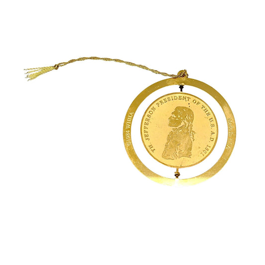 White House Historical Association Gold Coin Ornament - Limited Edition Image1