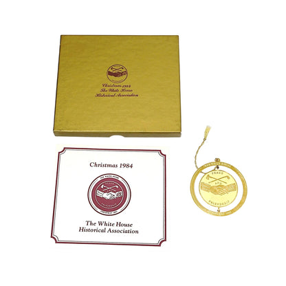 White House Historical Association Gold Coin Ornament - Limited Edition Image4