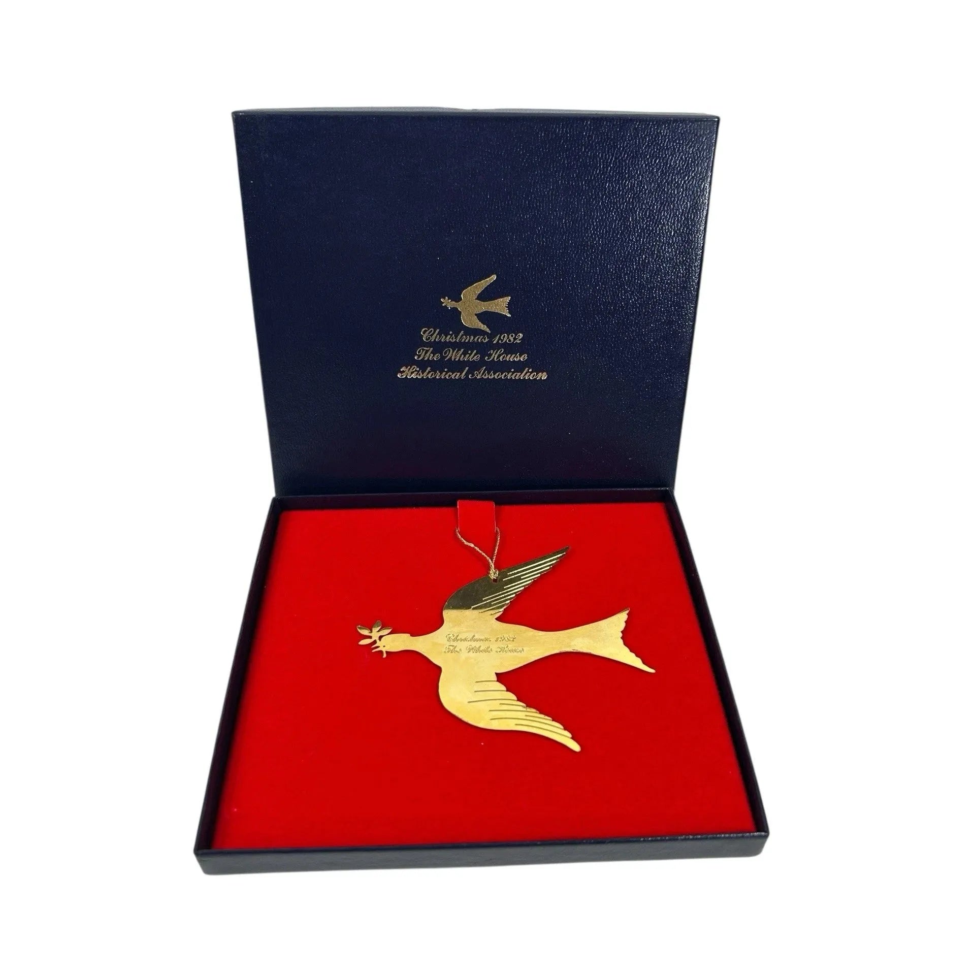White House Historical Association Golden Bird Ornament with Majestic Animal Design Image4