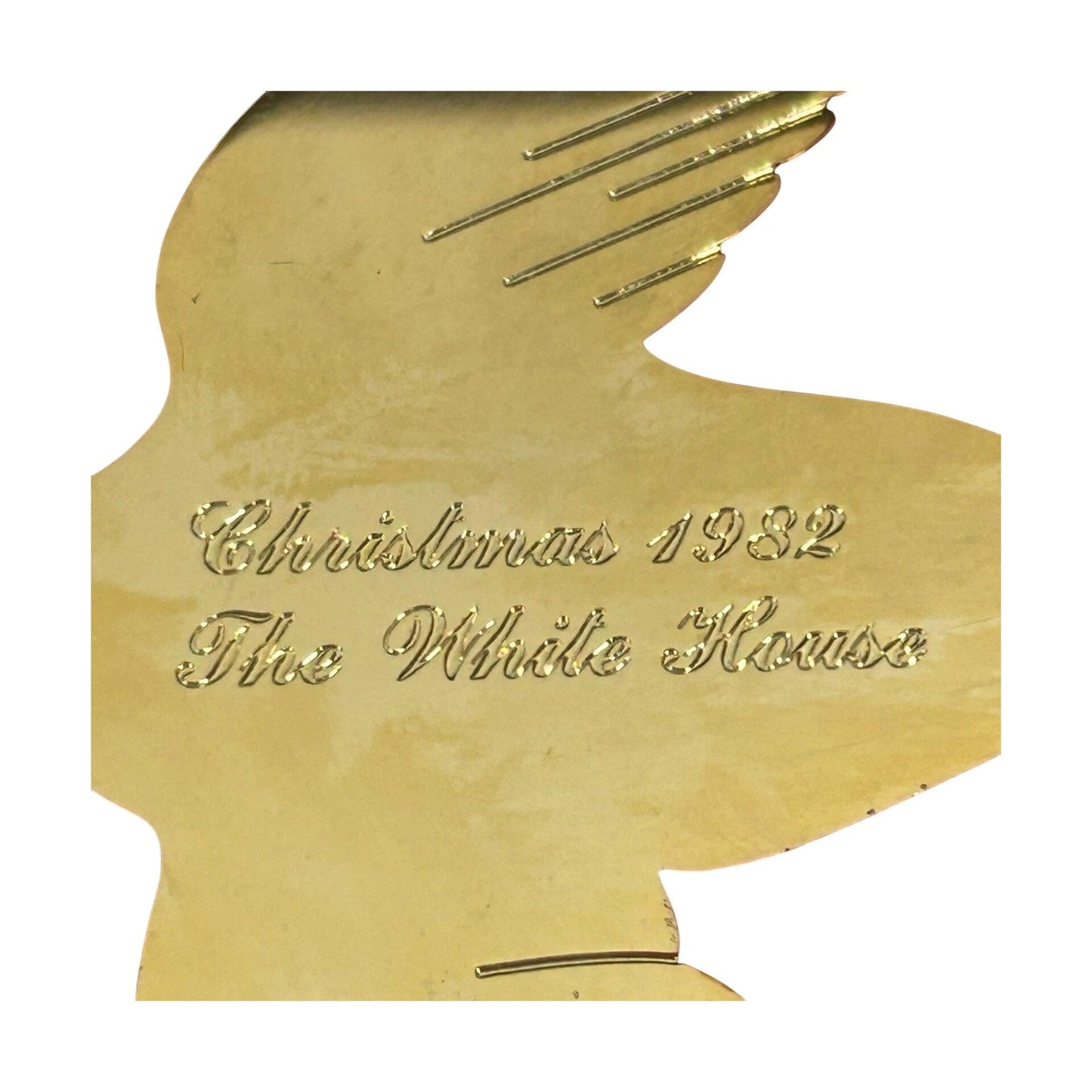 White House Historical Association Golden Bird Ornament with Majestic Animal Design Image6