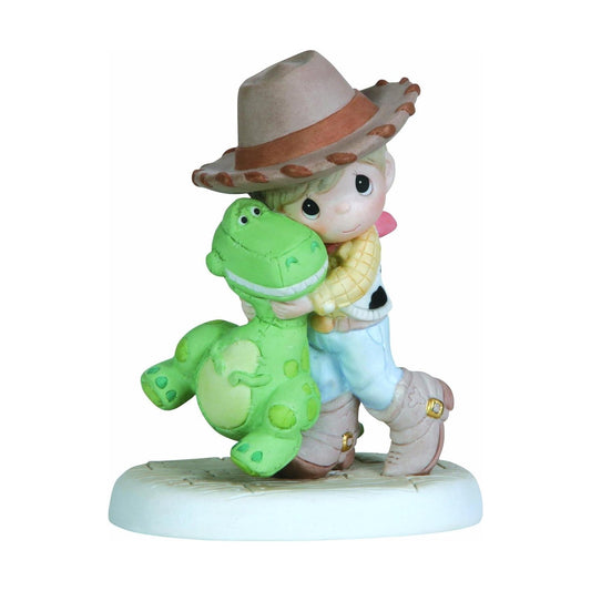 Young Buckaroo Shows Genuine Affection for Favorite Toy - A Nod to Childhood Play Days Image1